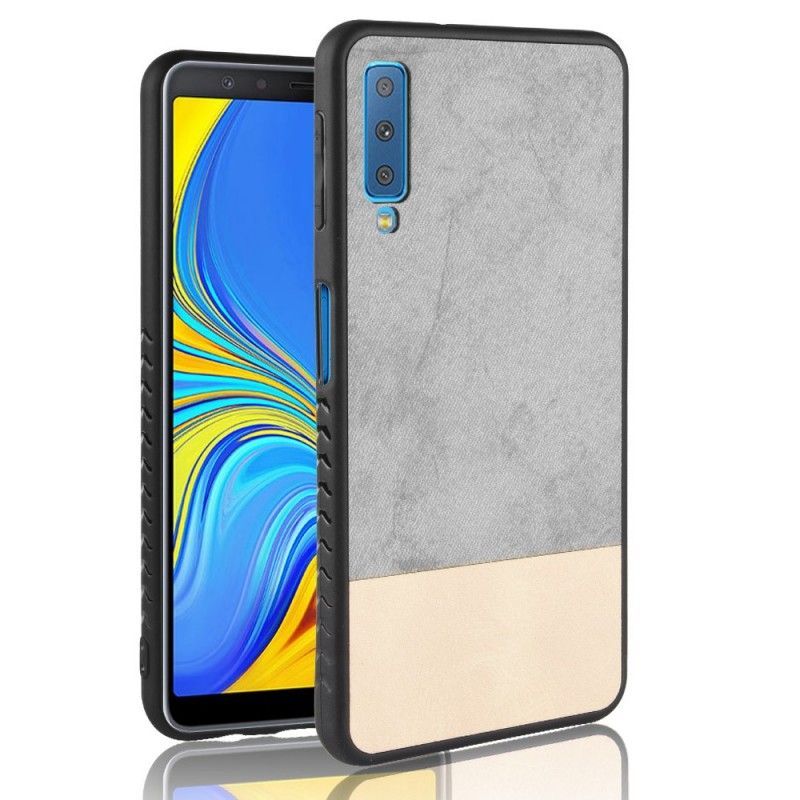 Kryt Samsung Galaxy A7 Dvoubarevná Imitace Kůže