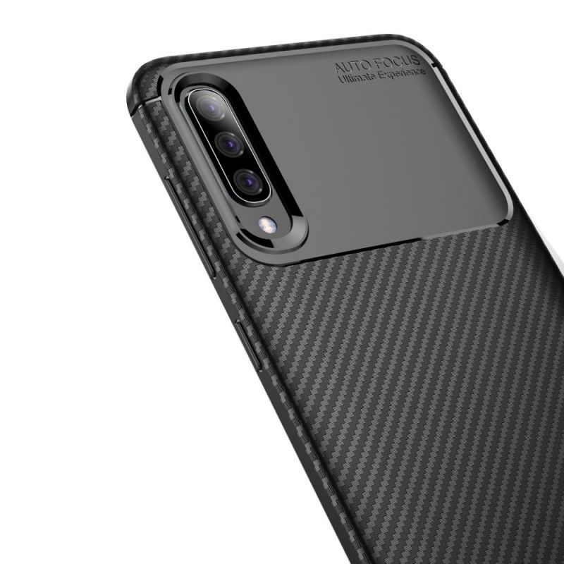 Kryt Samsung Galaxy A70 Flexibilní Textura Uhlíkových Vláken