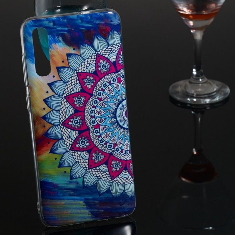 Kryt Samsung Galaxy A70 Fluorescenční Barevná Mandala