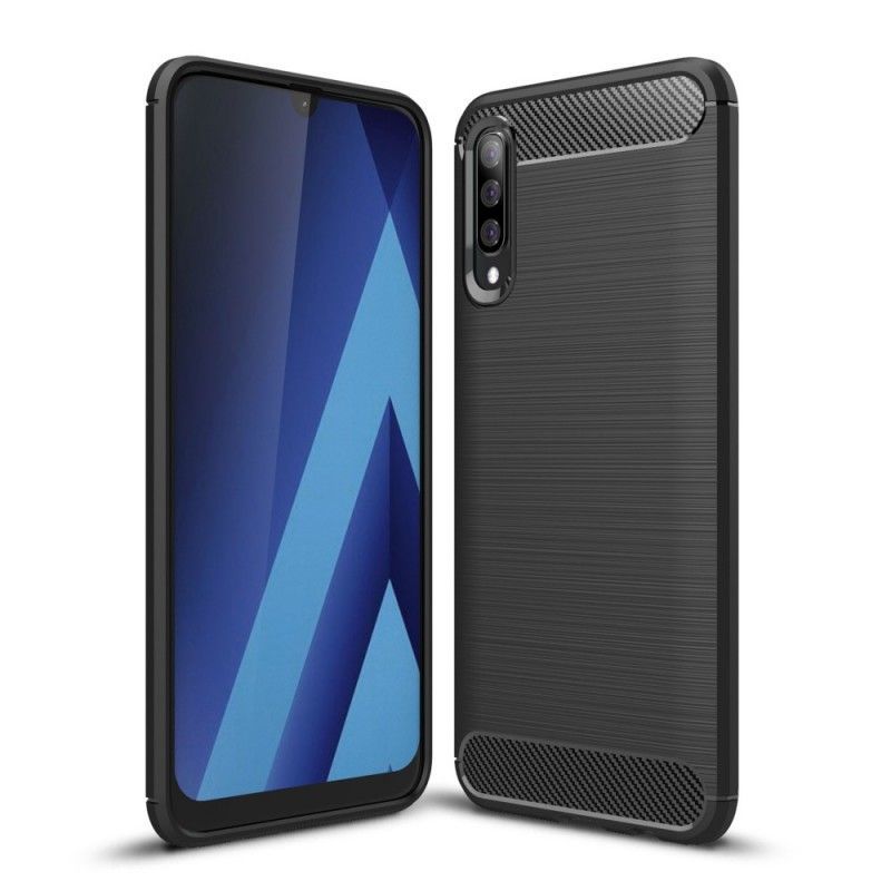 Kryt Samsung Galaxy A70 Kartáčované Uhlíkové Vlákno