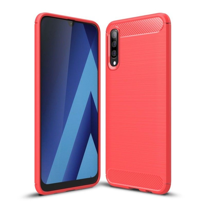 Kryt Samsung Galaxy A70 Kartáčované Uhlíkové Vlákno