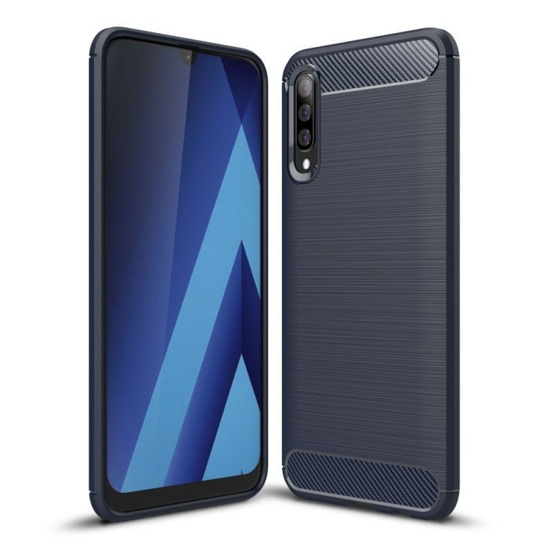 Kryt Samsung Galaxy A70 Kartáčované Uhlíkové Vlákno