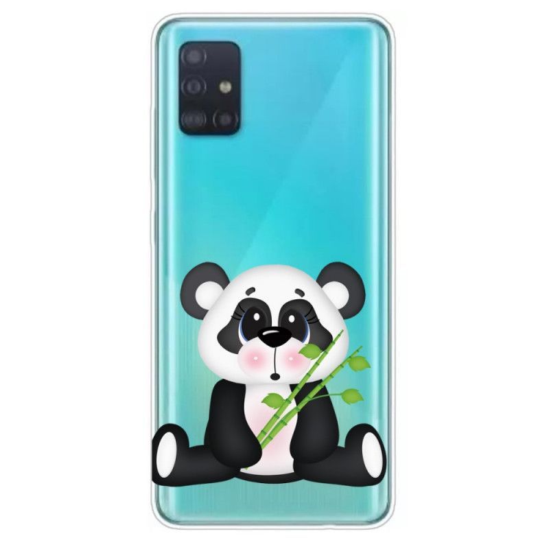 Kryt Samsung Galaxy A71 Průhledná Smutná Panda