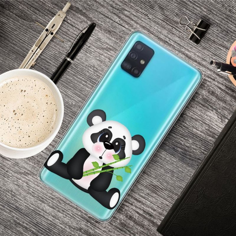 Kryt Samsung Galaxy A71 Průhledná Smutná Panda