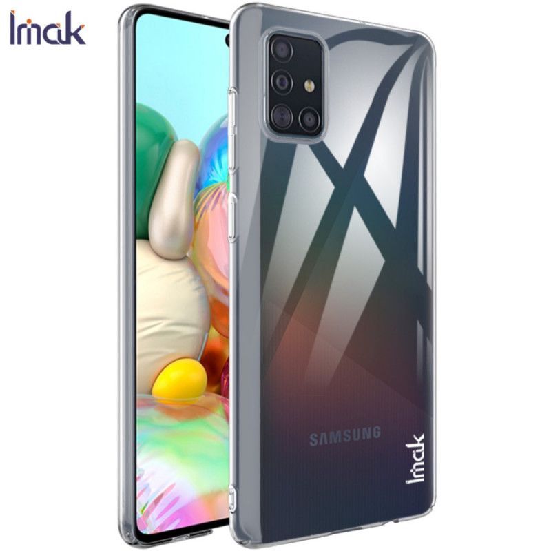 Kryt Samsung Galaxy A71 Transparentní S Filmem Imak Screen