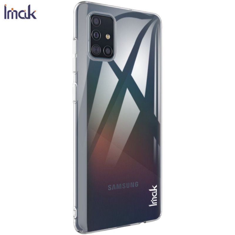 Kryt Samsung Galaxy A71 Transparentní S Filmem Imak Screen