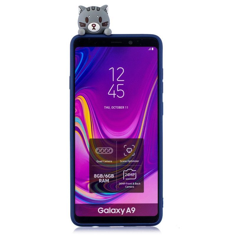 Kryt Samsung Galaxy A9 Legrační Kočka 3d