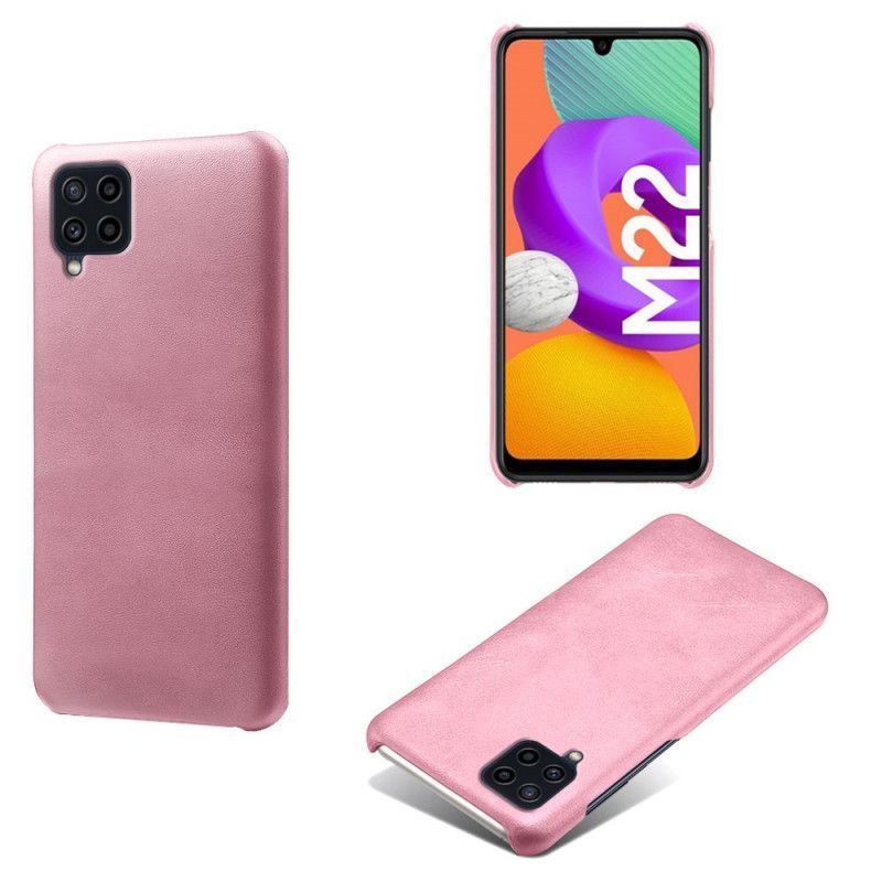 Kryt Samsung Galaxy M32 Ksq Kožený Efekt