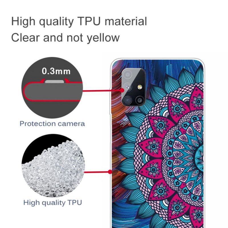 Kryt Samsung Galaxy M51 Barevná Mandala