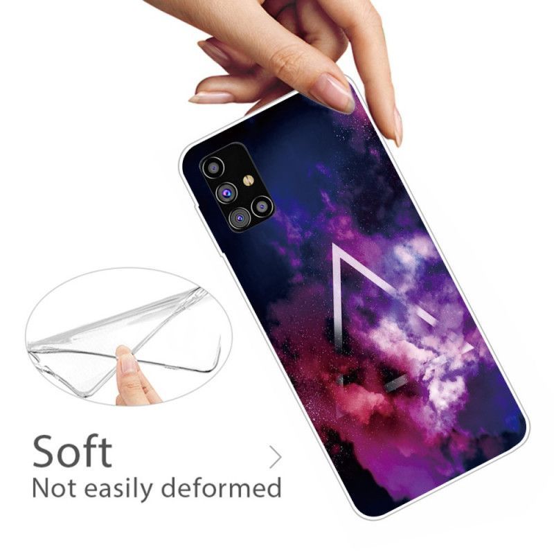 Kryt Samsung Galaxy M51 Flexibilní Geometrie