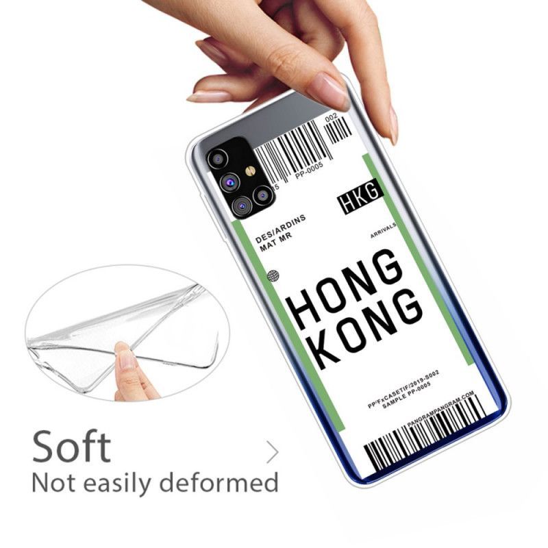 Kryt Samsung Galaxy M51 Palubní Vstupenka Do Hong Kongu