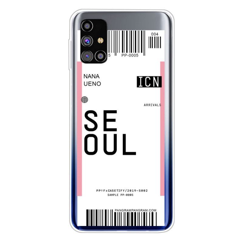 Kryt Samsung Galaxy M51 Palubní Vstupenka Do Soulu