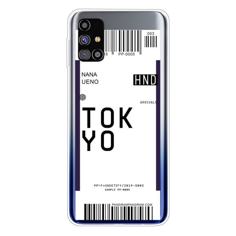 Kryt Samsung Galaxy M51 Palubní Vstupenka Do Tokia