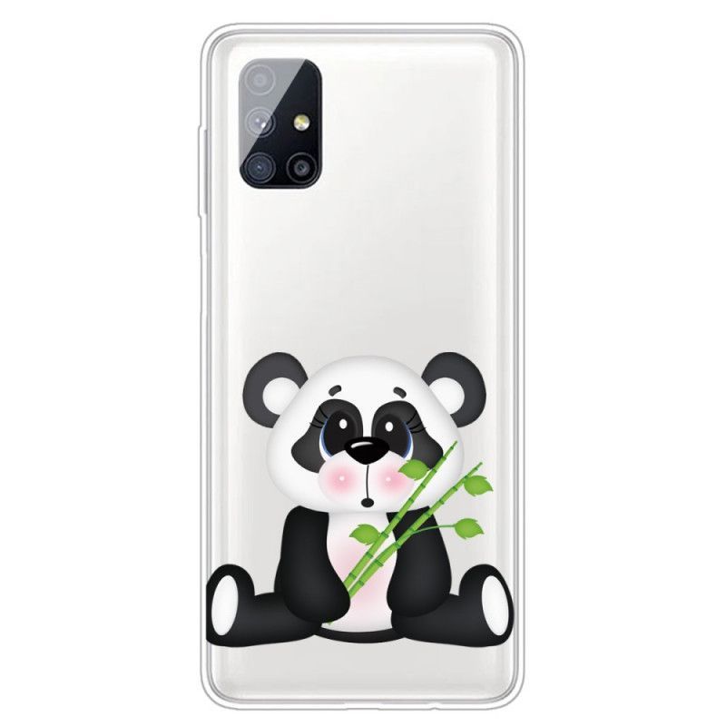 Kryt Samsung Galaxy M51 Průhledná Smutná Panda