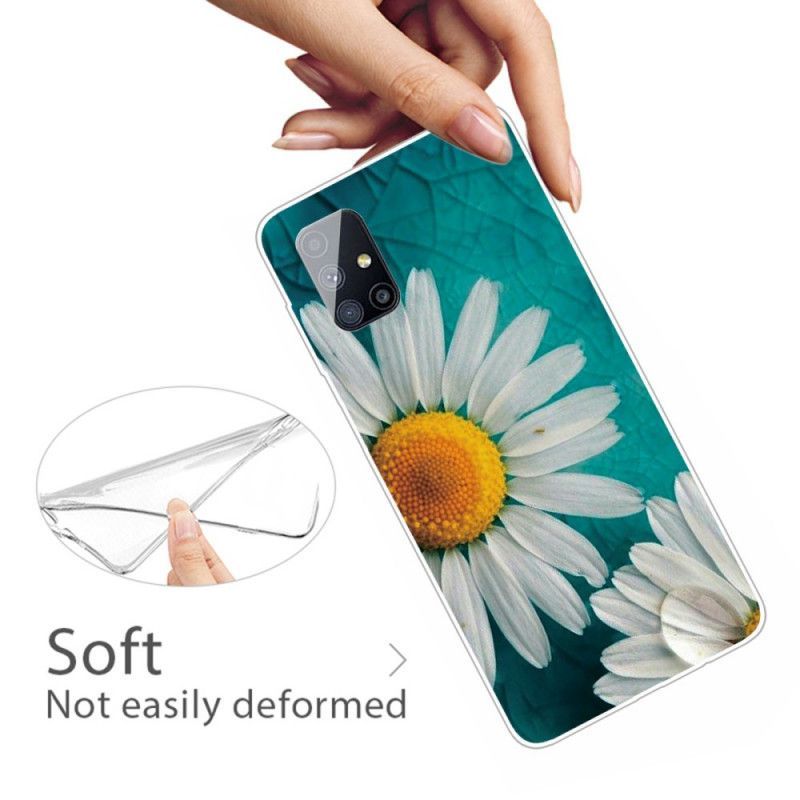 Kryt Samsung Galaxy M51 Sedmikráska