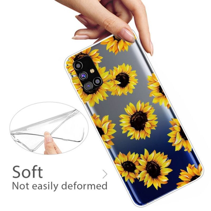 Kryt Samsung Galaxy M51 Slunečnice