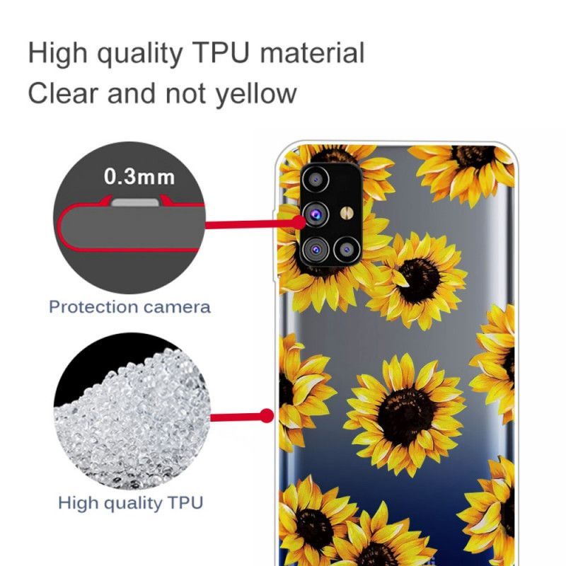 Kryt Samsung Galaxy M51 Slunečnice