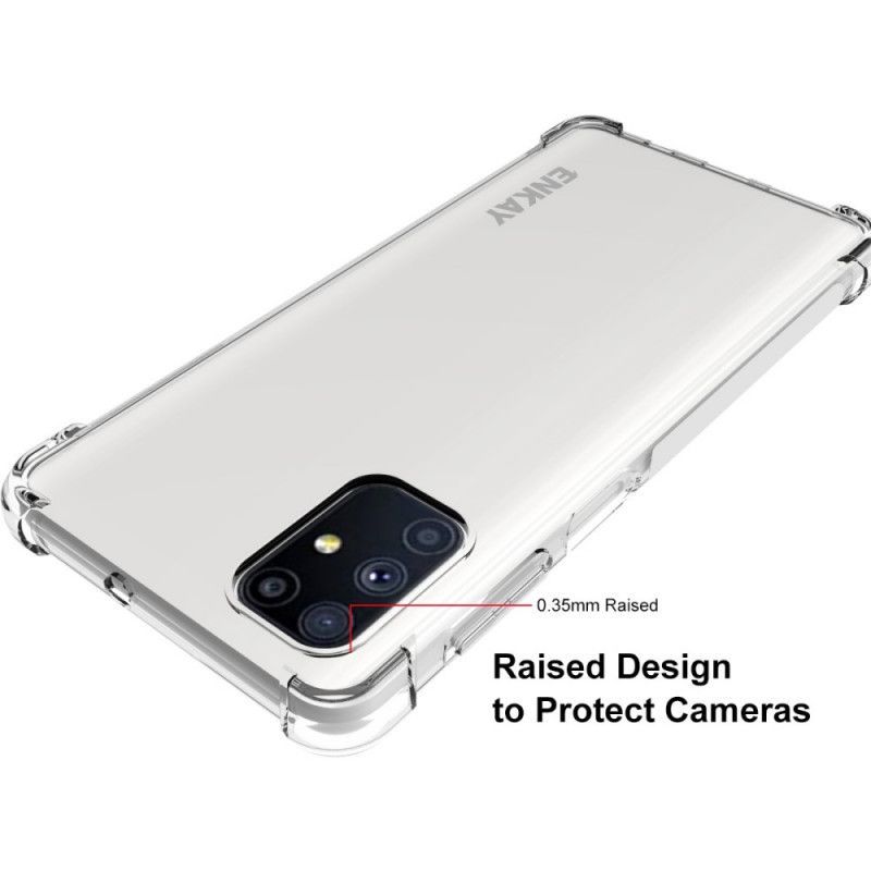 Kryt Samsung Galaxy M51 Transparentní Enkay