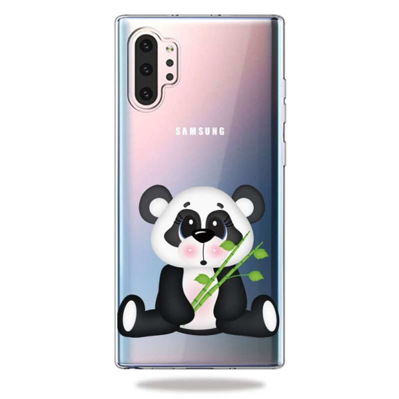 Kryt Samsung Galaxy Note 10 Plus Průhledná Smutná Panda