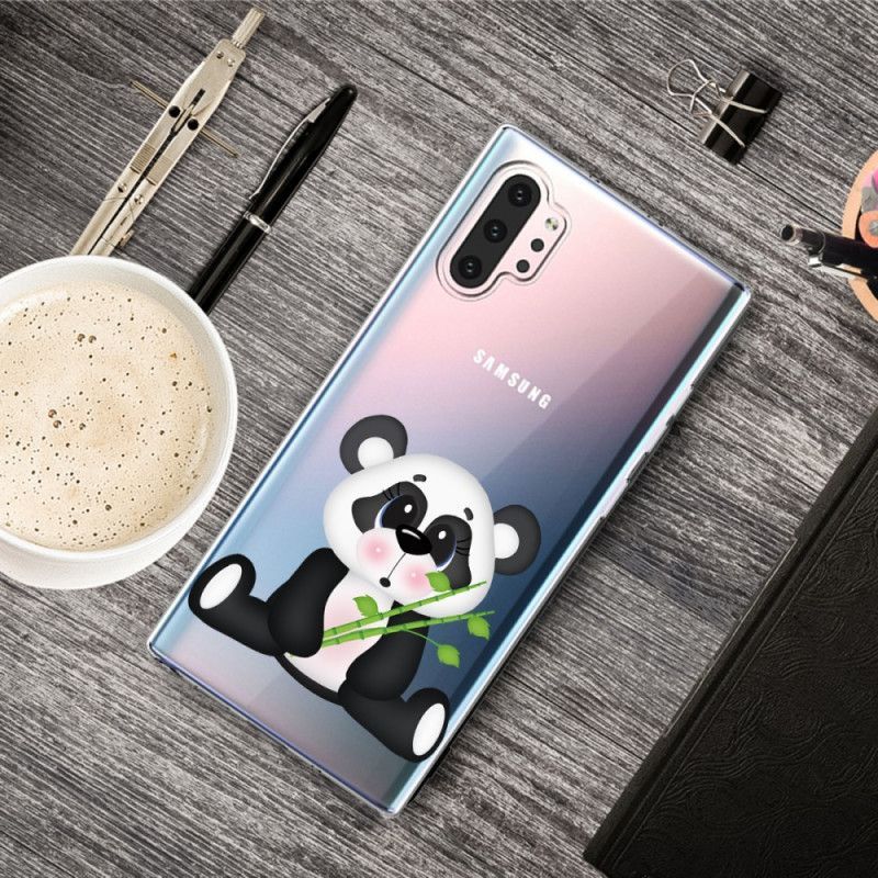 Kryt Samsung Galaxy Note 10 Plus Průhledná Smutná Panda