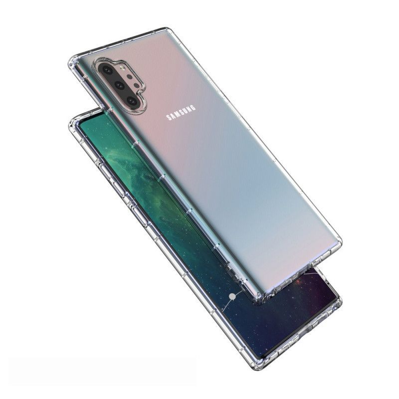 Kryt Samsung Galaxy Note 10 Plus Transparentní Zesílený