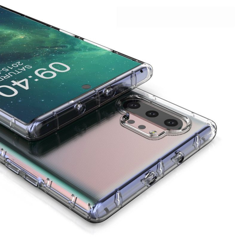 Kryt Samsung Galaxy Note 10 Plus Transparentní Zesílený