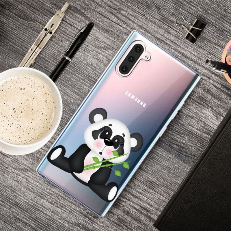 Kryt Samsung Galaxy Note 10 Průhledná Smutná Panda