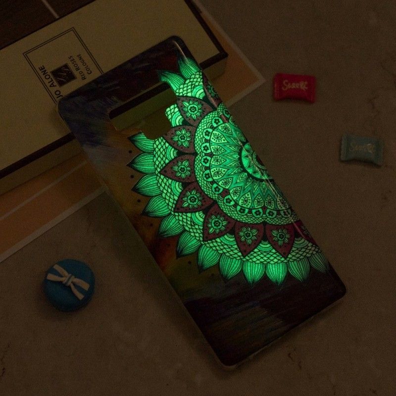 Kryt Samsung Galaxy Note 9 Fluorescenční Mandala Sova