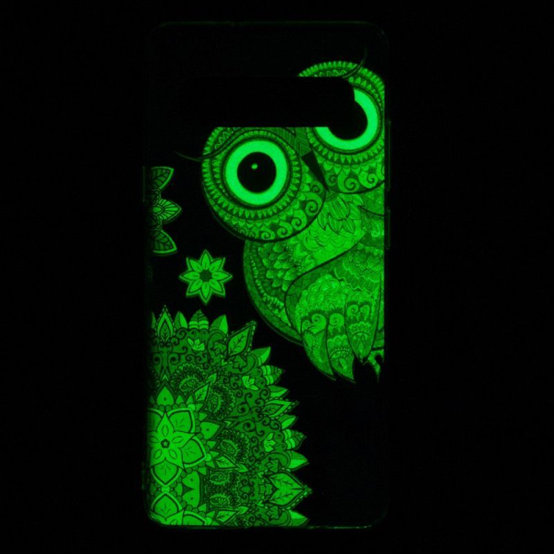 Kryt Samsung Galaxy S10 5g Fluorescenční Mandala Sova