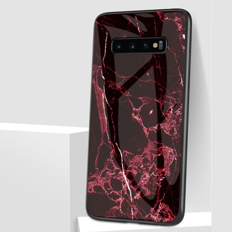 Kryt Samsung Galaxy S10 5g Mramorové Tvrzené Sklo