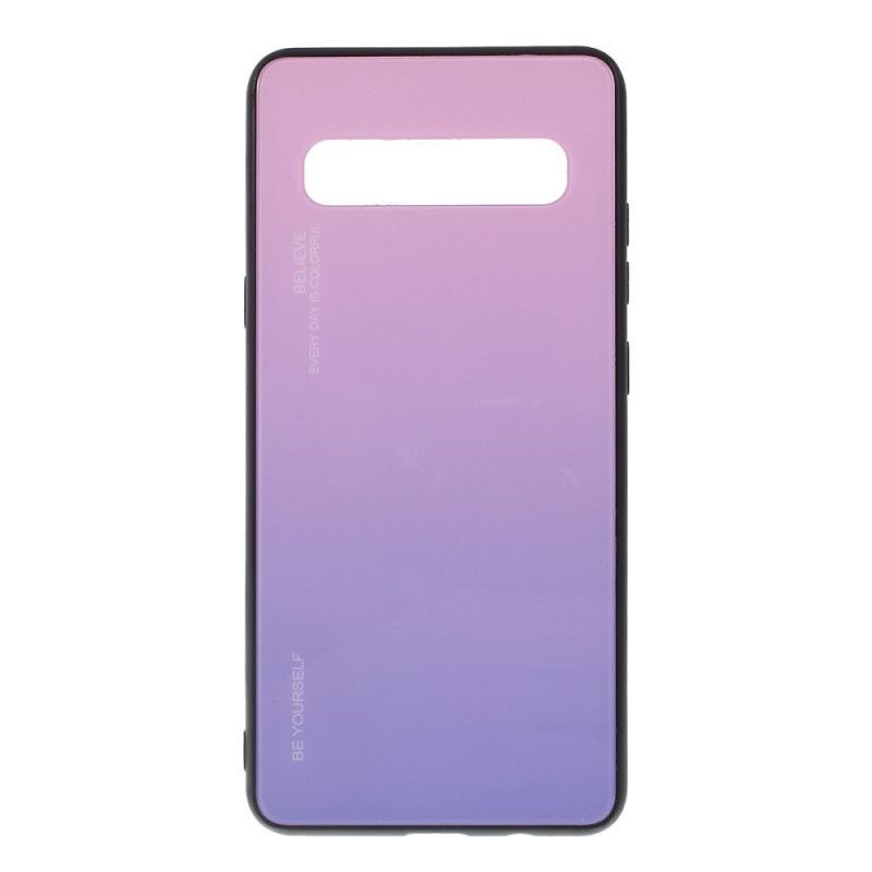 Kryt Samsung Galaxy S10 5g Tvrzené Sklo Buďte Sami Sebou