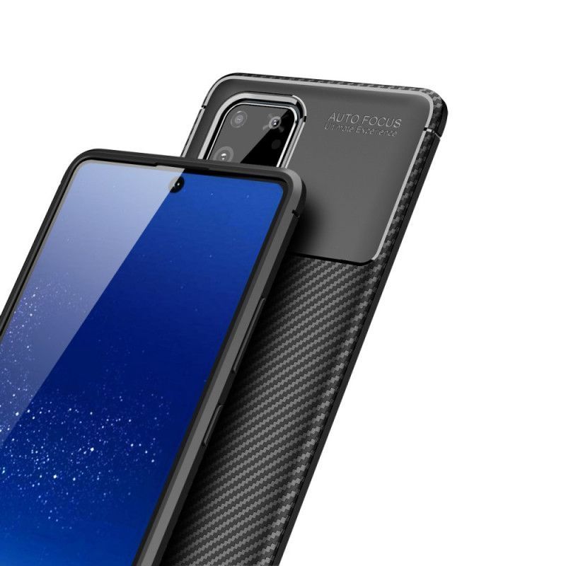 Kryt Samsung Galaxy S10 Lite Flexibilní Textura Uhlíkových Vláken