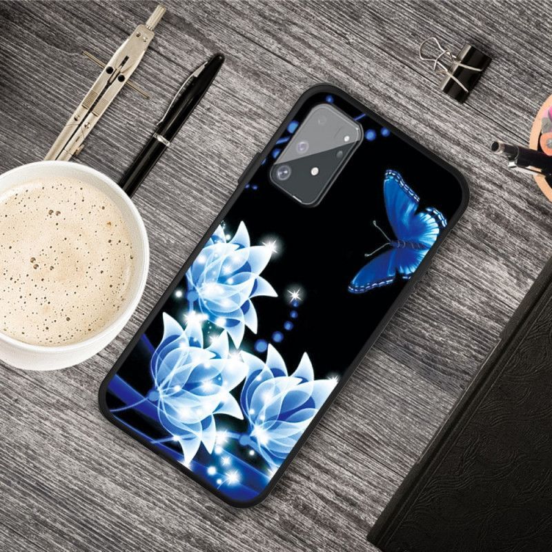 Kryt Samsung Galaxy S10 Lite Modrý Motýl A Květiny