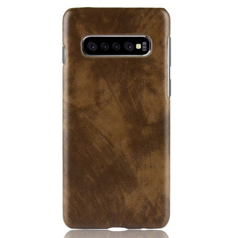 Kryt Samsung Galaxy S10 Plus Efekt Liči Kůže