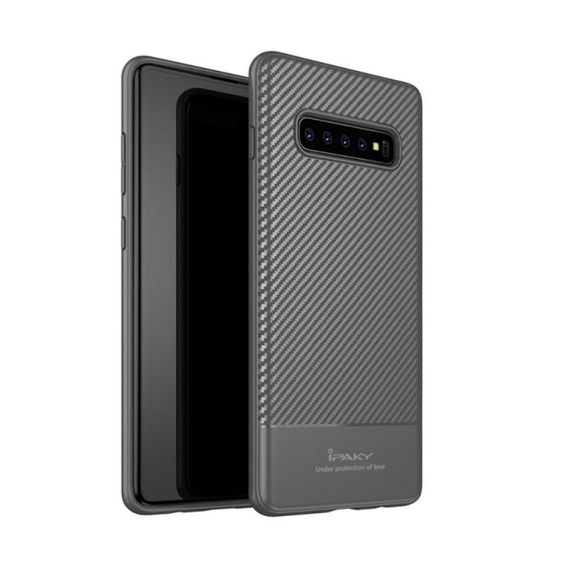 Kryt Samsung Galaxy S10 Plus Ipaky Uhlíkové Vlákno