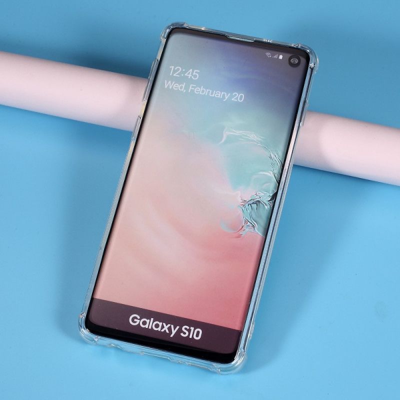 Kryt Samsung Galaxy S10 Průhledný Držák Karty