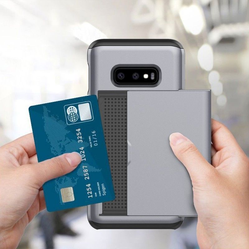 Kryt Samsung Galaxy S10e Pevný Třpytivý Držák Na Karty