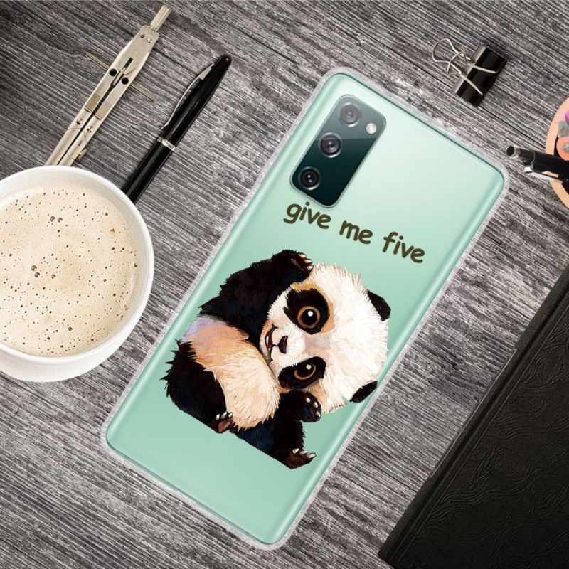 Kryt Samsung Galaxy S20 Fe Průhledná Panda Dej Mi Pět