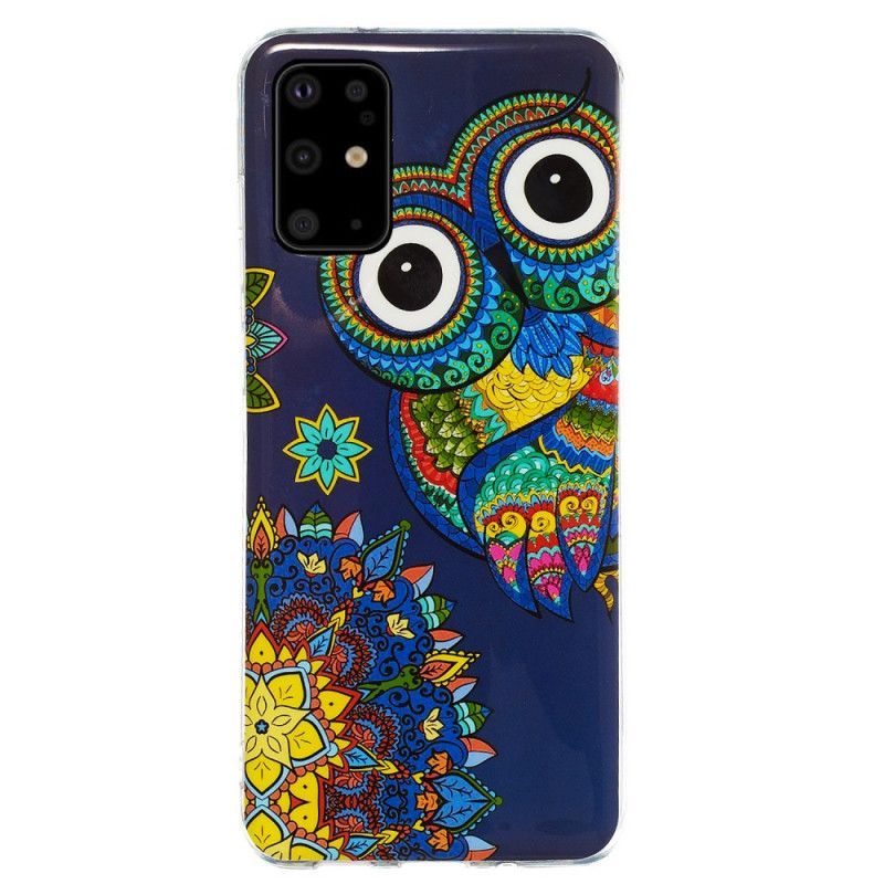 Kryt Samsung Galaxy S20 Plus / S20 Plus 5g Fluorescenční Mandala Sova