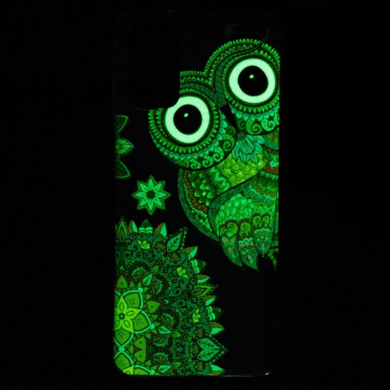 Kryt Samsung Galaxy S20 Plus / S20 Plus 5g Fluorescenční Mandala Sova