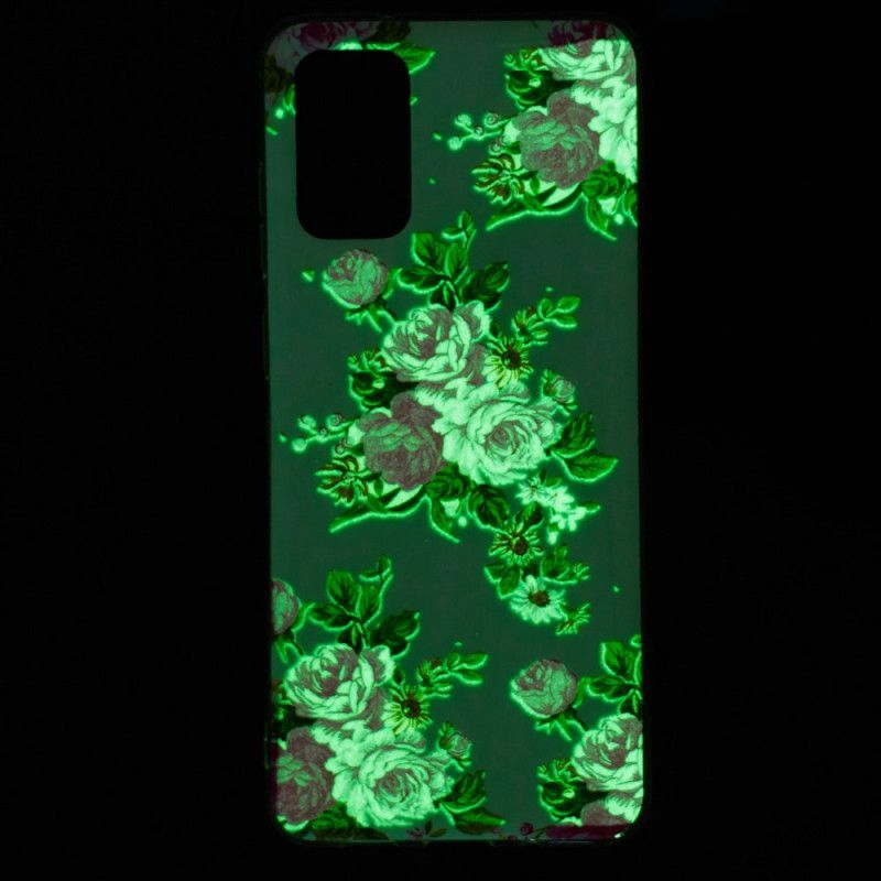 Kryt Samsung Galaxy S20 Plus / S20 Plus 5g Fluoreskující Květiny