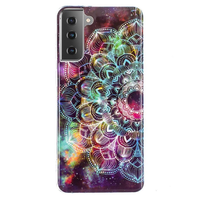 Kryt Samsung Galaxy S21 5g Fluorescenční Květinová Série