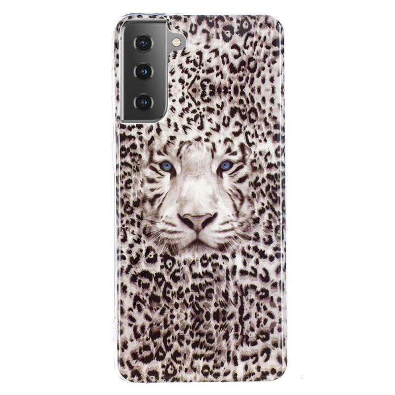 Kryt Samsung Galaxy S21 5g Fluorescenční Leopard