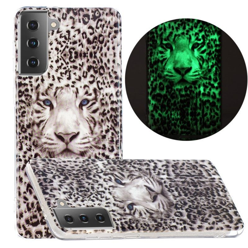 Kryt Samsung Galaxy S21 5g Fluorescenční Leopard