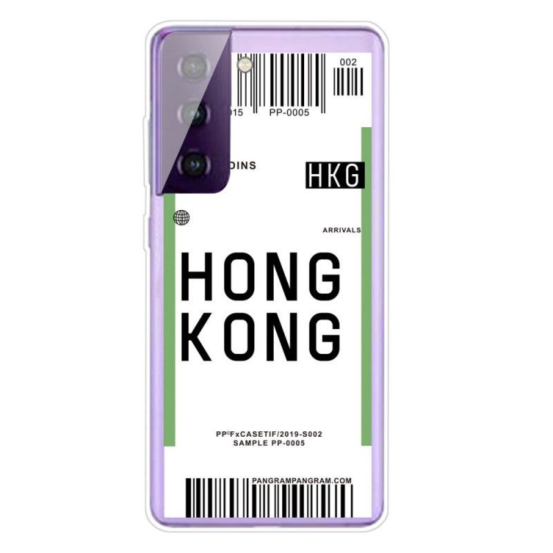 Kryt Samsung Galaxy S21 5g Palubní Vstupenka Do Hongkongu