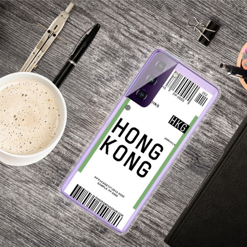 Kryt Samsung Galaxy S21 5g Palubní Vstupenka Do Hongkongu