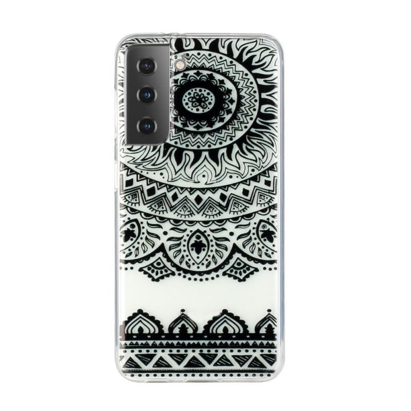 Kryt Samsung Galaxy S21 5g Průhledná Květinová Mandala