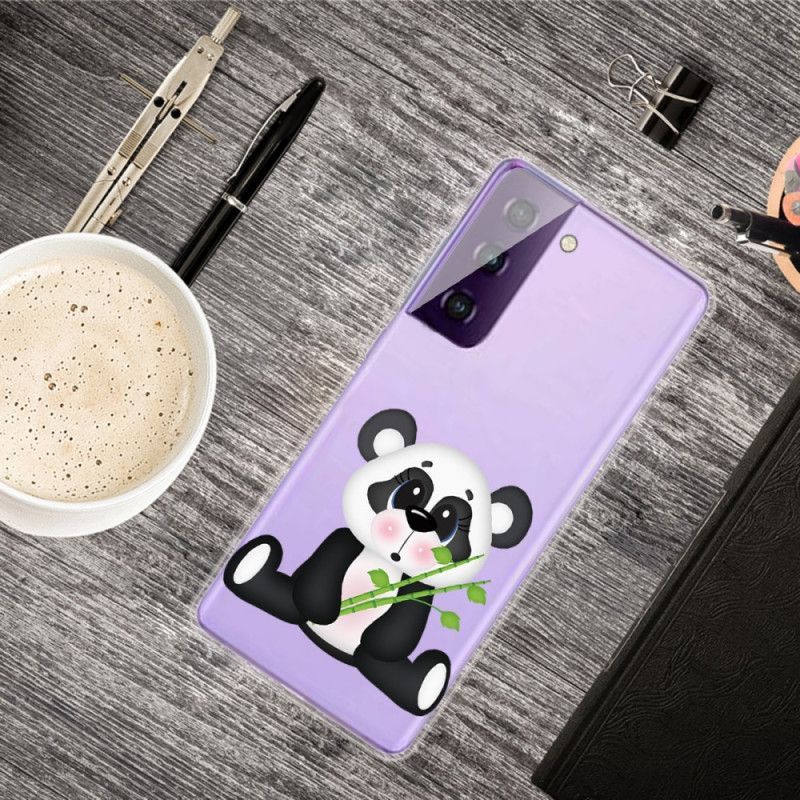 Kryt Samsung Galaxy S21 5g Průhledná Smutná Panda