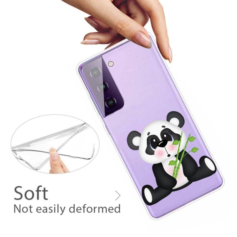 Kryt Samsung Galaxy S21 5g Průhledná Smutná Panda