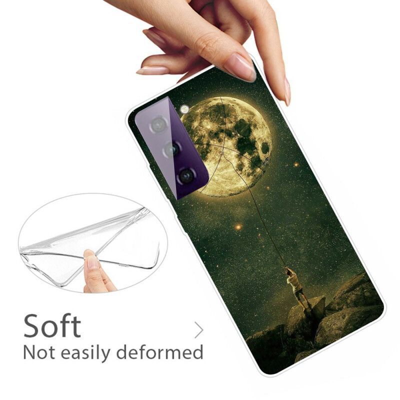 Kryt Samsung Galaxy S21 Fe Flexibilní Člověk Na Měsíci